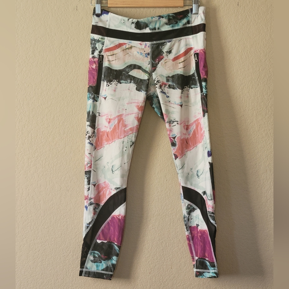 8 Lululemon | Run Inspire Crop IPigment Wave Multi 8